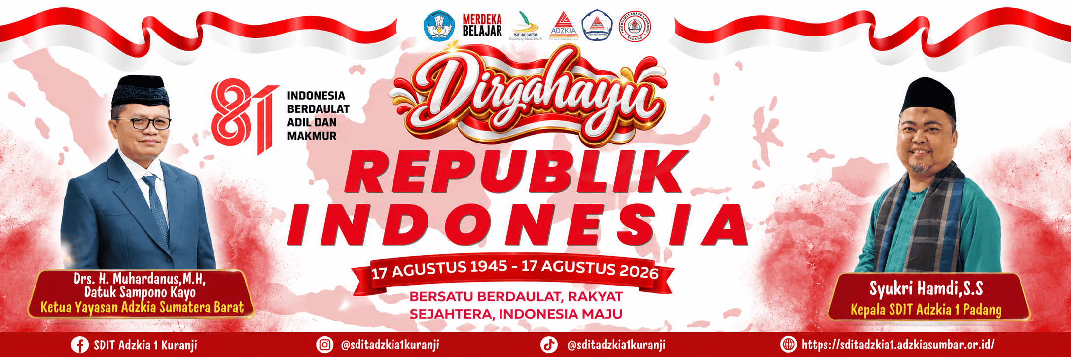 Semarak 17 Agustus 2026 Di SDIT Adzkia 1 Padang